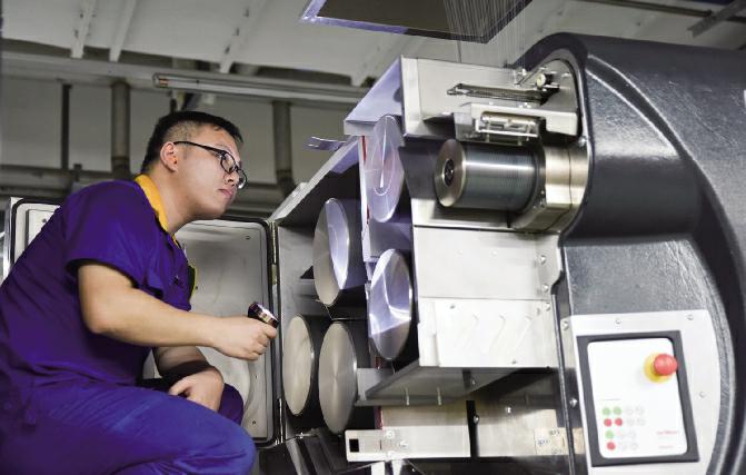 恒科新材料长丝n车间切片纺fdy生产线顺利开车